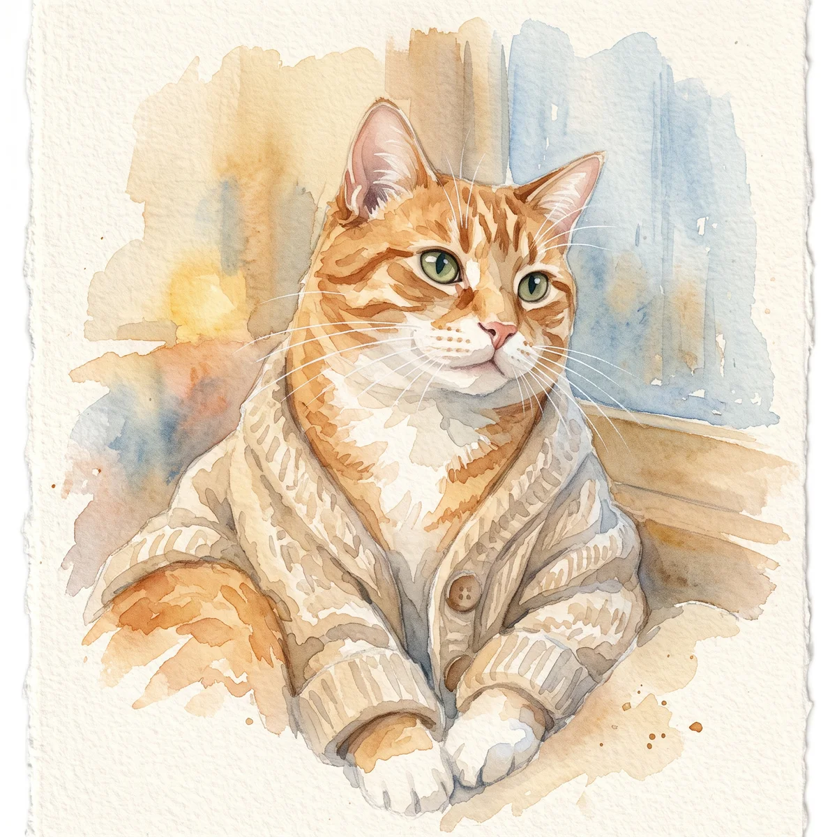 AI restyled portrait